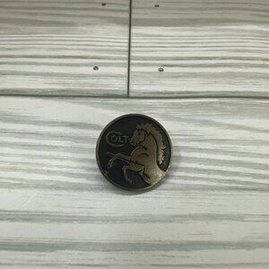 Colt Firearms Horse Pin Vintage Round